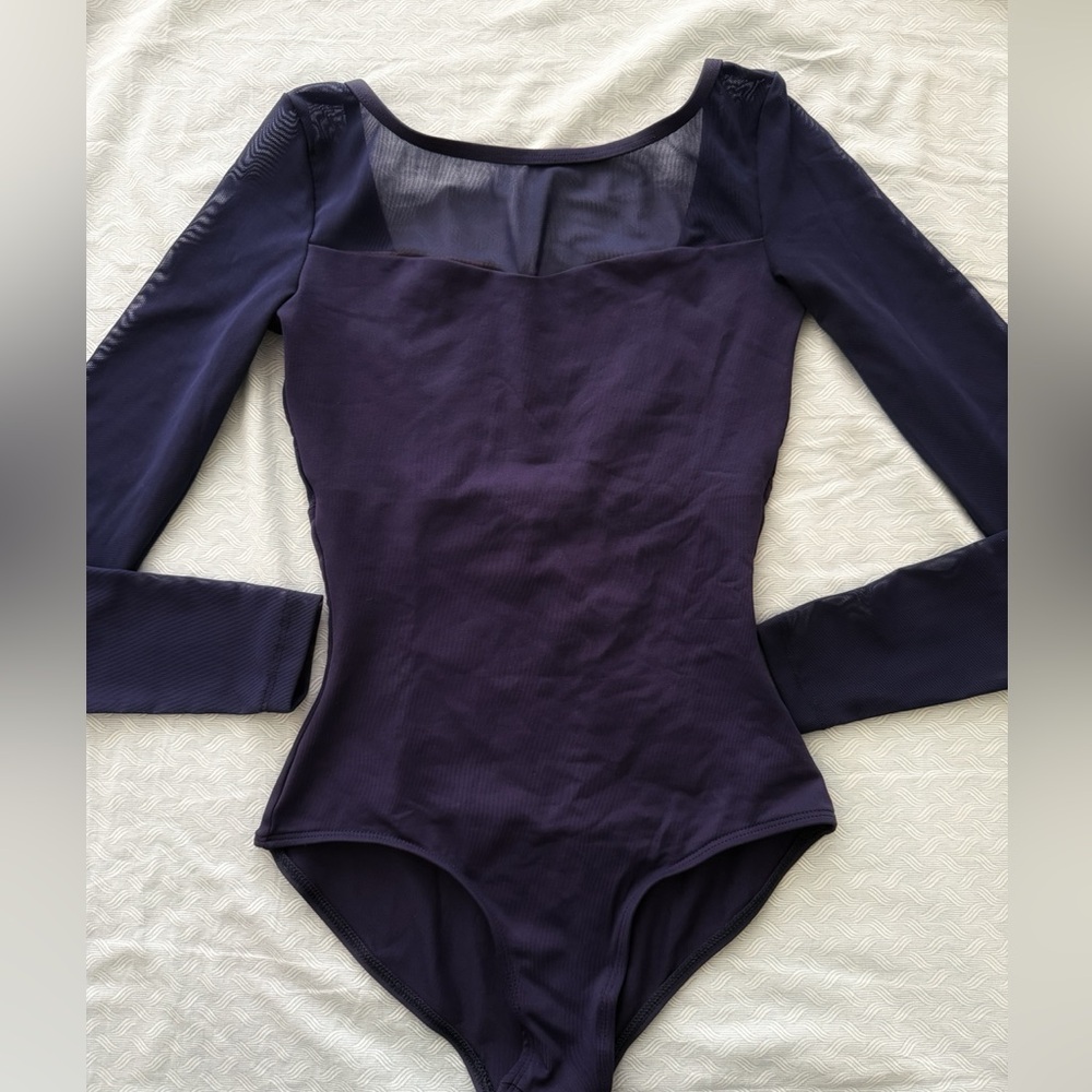 Lulli long sleeve mesh leotard